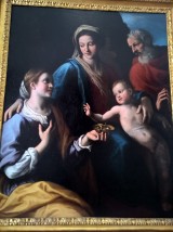 Madonna col Bambino, San Giuseppe e Santa Lucia, Fabrizio Santafede